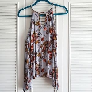 Long Sleeve Cold Shoulder Top